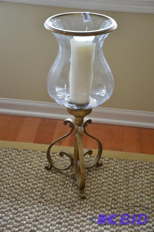 Decorative holder for candle. 25 inches tall ...