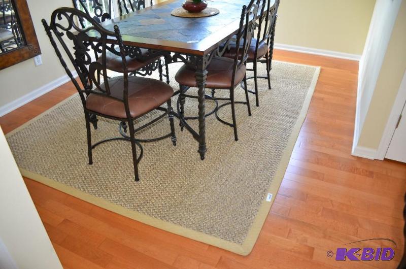 Large woven rug- approx 60x100&quot...