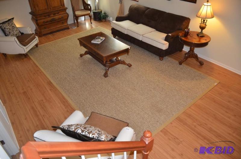 Large Woven rug 9 foot x 15 foot. Same design...