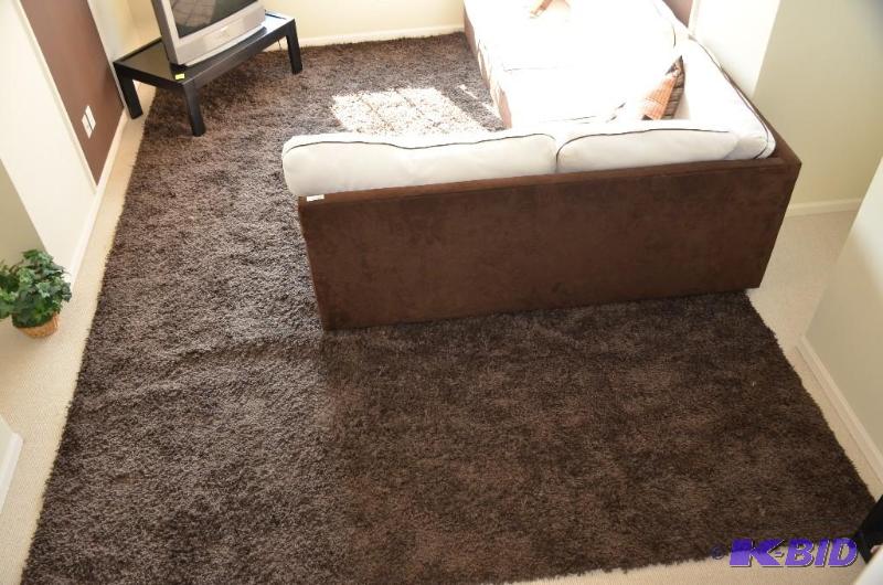 10 foot by 14 foot shag rug. Soft and nice an...