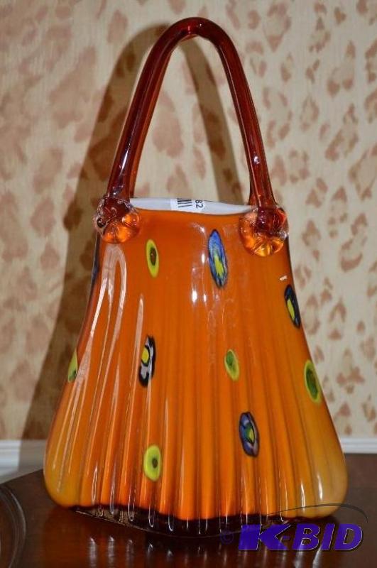Murano looking glass purse. Not sure if it is...