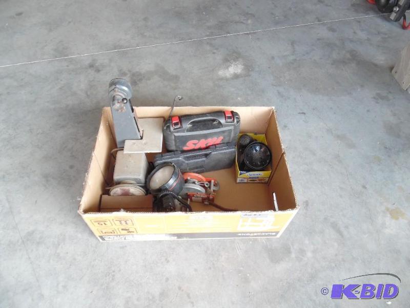 Box of misc tools