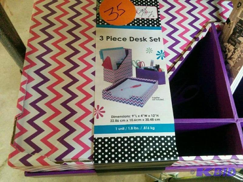 3 Piece Desk Set