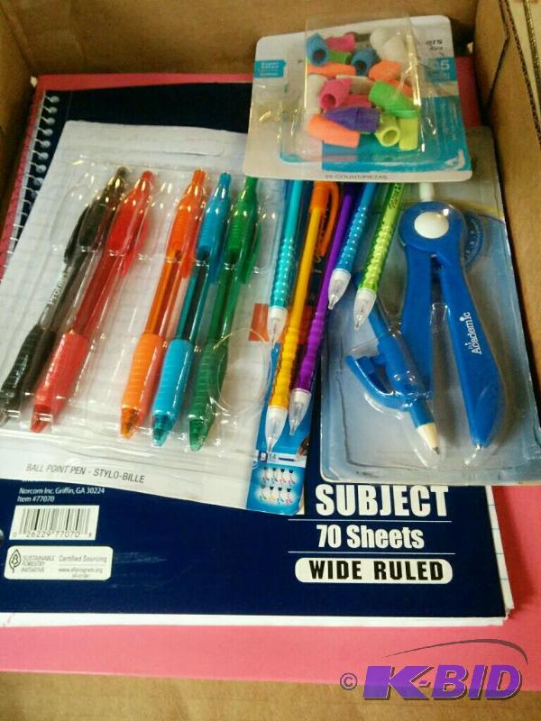 11 Item Back To School Lot