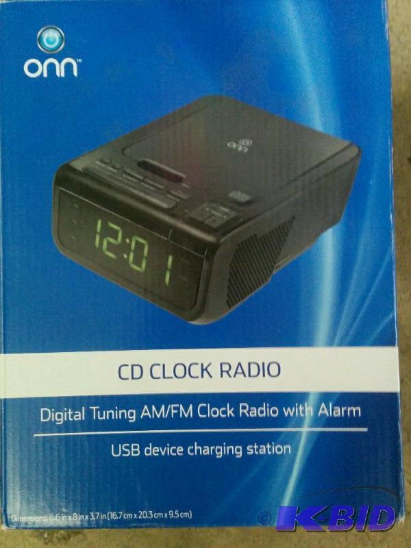 Onn CD clock radio