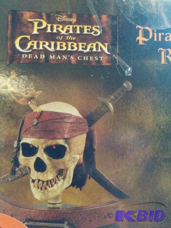 Pirates of the Caribbean Singing Skull Clock Radio