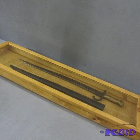 lot 1 image: Antique French Sword Bayonet