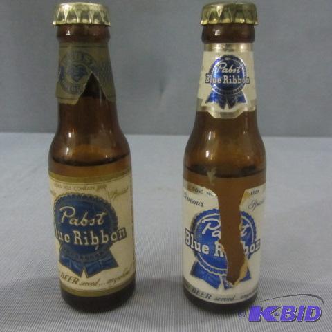 lot 104 image: Miniature Pabst Beer Bottles