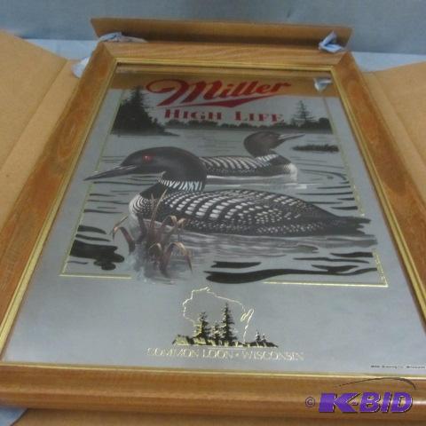 lot 111 image: Miller Wildlife Series Mirror