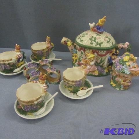 lot 143 image: Garden Party Tea Set