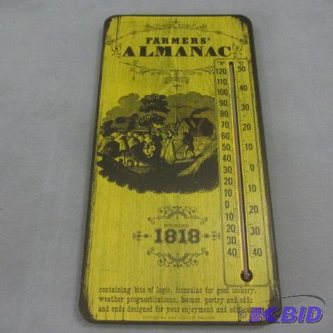 lot 164 image: Farmers Almanac Thermometer