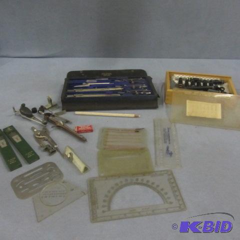 lot 193 image: Drawing Tools, Dietzgen, K&E, Wrico