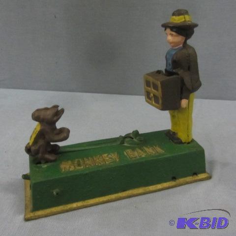 lot 210 image: Cast Mechanical Bank