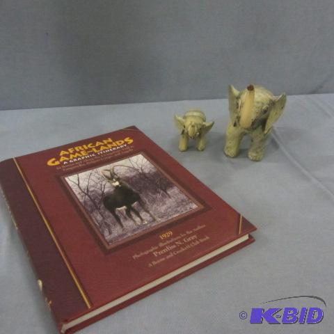 lot 223 image: Elephants, African Game Lands Books