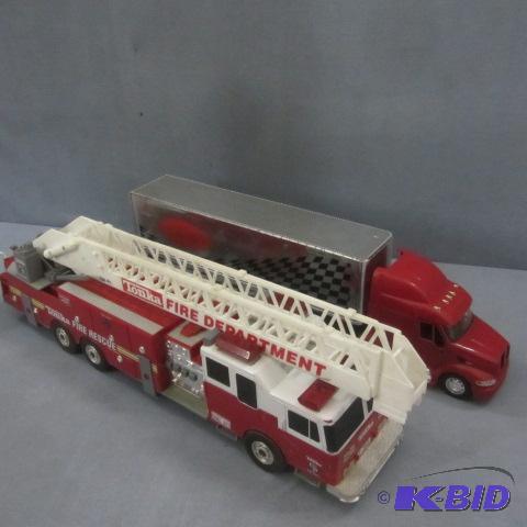 lot 233 image: Tonka Fire truck, Peterbilt