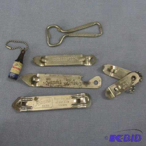 lot 59 image: Hamms Bottle Openers, Key Chain