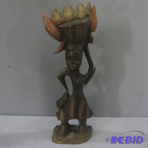lot 65 image: African Figures, Man, Woman