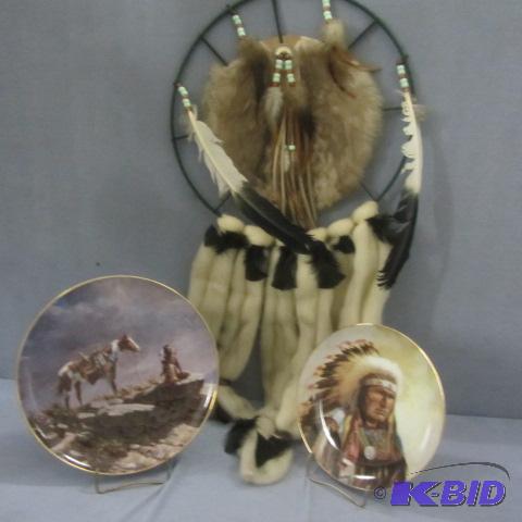 lot 74 image: Sioux Spirit Shield, Plates