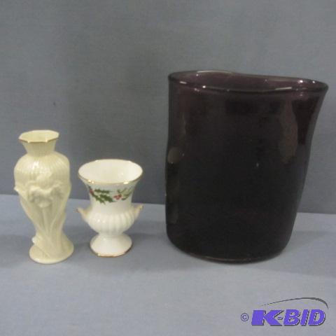 lot 87 image: Lenox, Bone China, Art Glass