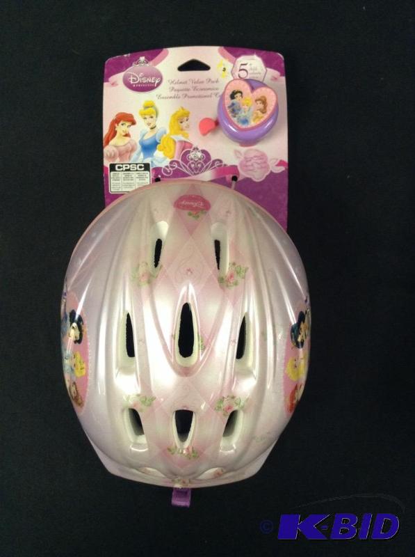 lot 12 image: Disney Cinderella Bicycle Helmet and Bell