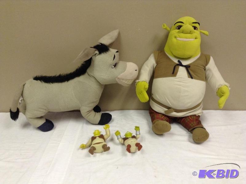 lot 32 image: Shrek & Donkey Toys