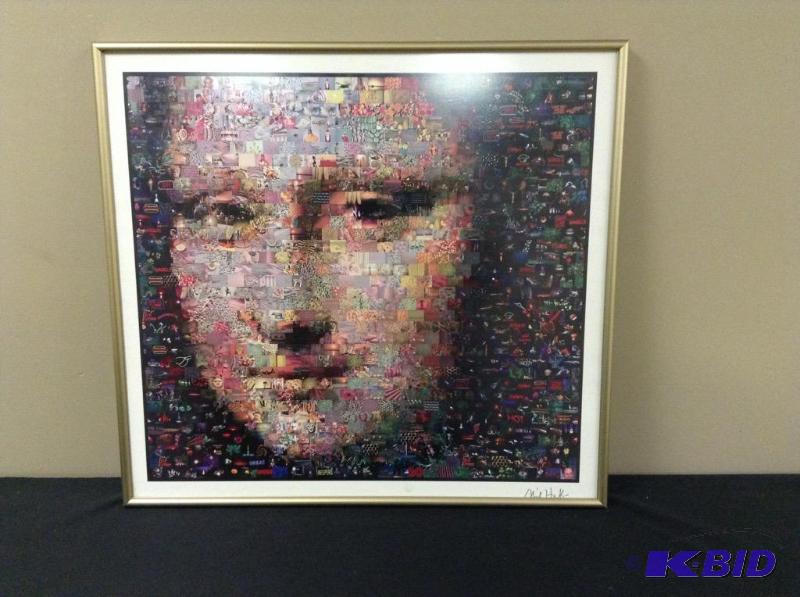 lot 41 image: Framed Neil Farkas Signed Mona Lisa Seriolithograph