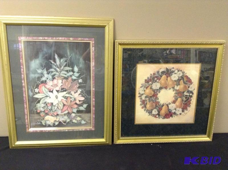lot 49 image: Signed & Numbered Floral Prints - Dollar & Turley