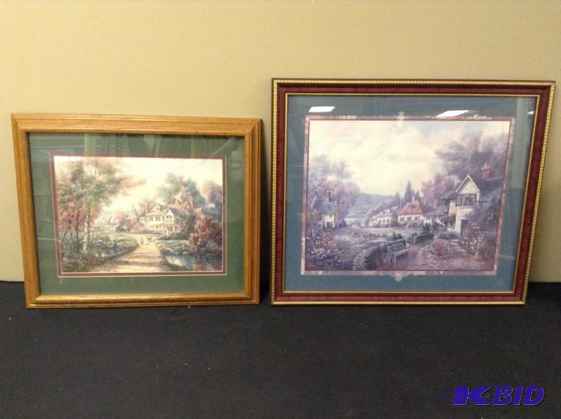 lot 61 image: 2 Framed House Prints