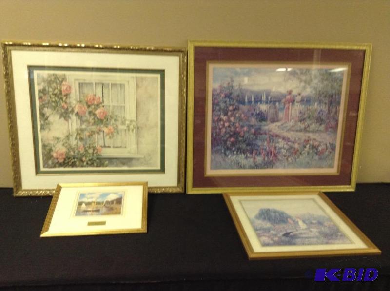lot 64 image: 4 Framed Prints