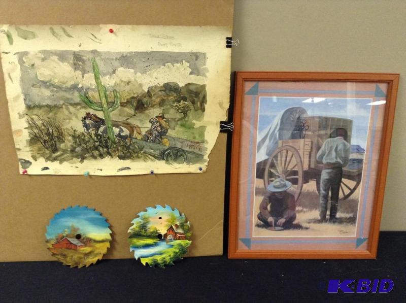 lot 69 image: WesternFarm Themed Decor