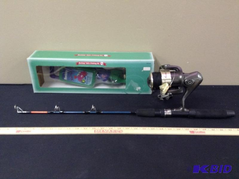 lot 87 image: Shakespeare Fishing RodReel & Berkley Kids Fishing Kit