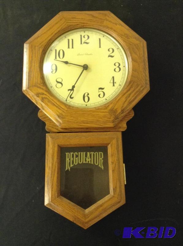 lot 10 image: Saint Charles Regulator Clock