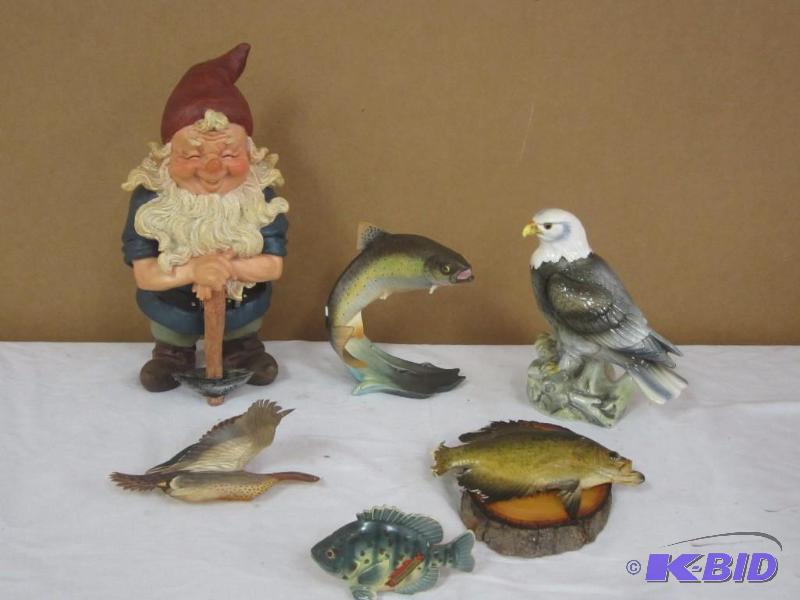 lot 103 image: Fish & Bird Figurines