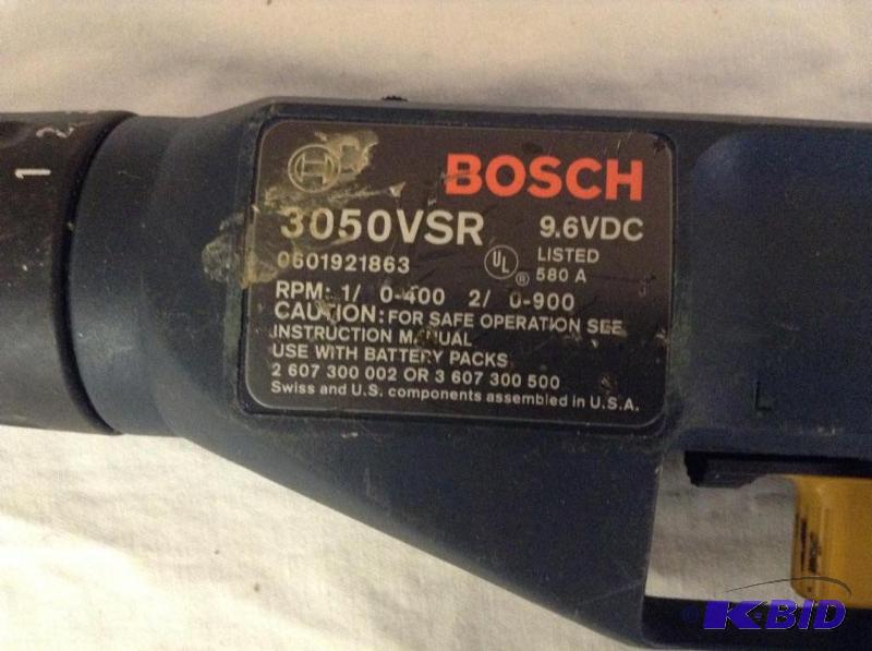 Bosch 3050VSR Cordless Drill September Consignment Auction