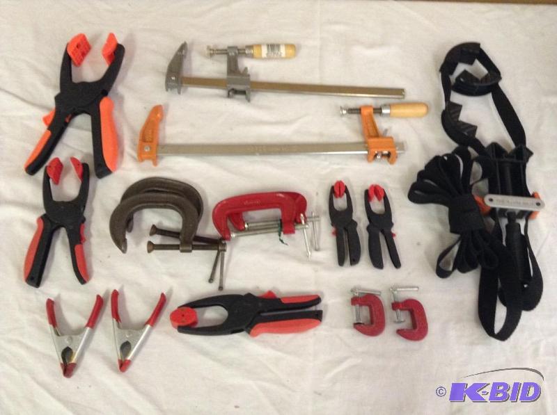 lot 117 image: Assortment Clamps