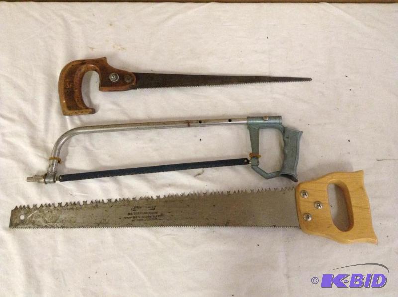 lot 126 image: 3 Hand Saws