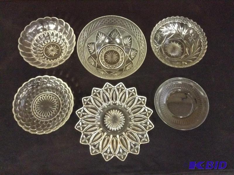 lot 51 image: Pressed Glass Dishes