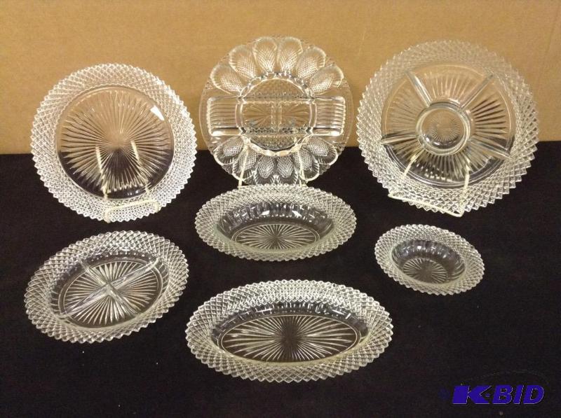 lot 61 image: Miss America Pressed Glass
