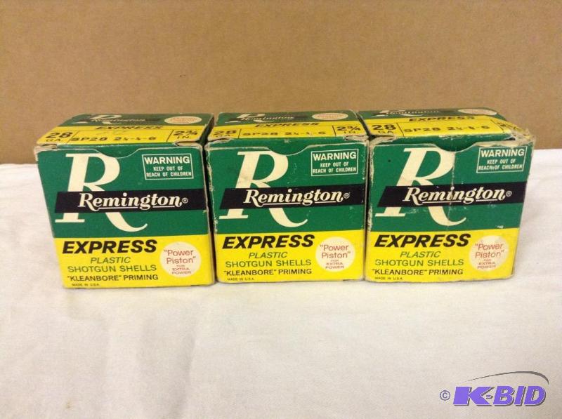lot 67 image: Remington Express 28 GA 2 34 Ammunition Shells