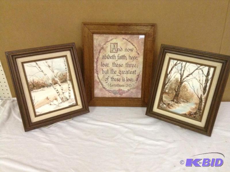 lot 97 image: Framed Kathy Anderson Paintings & Print