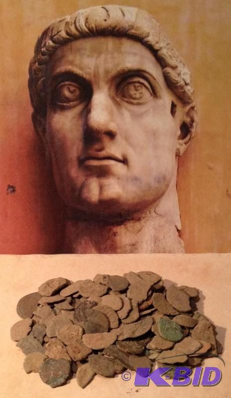 100 Pieces of Ancient Roman coins 1500 years old most 328- 368 AD