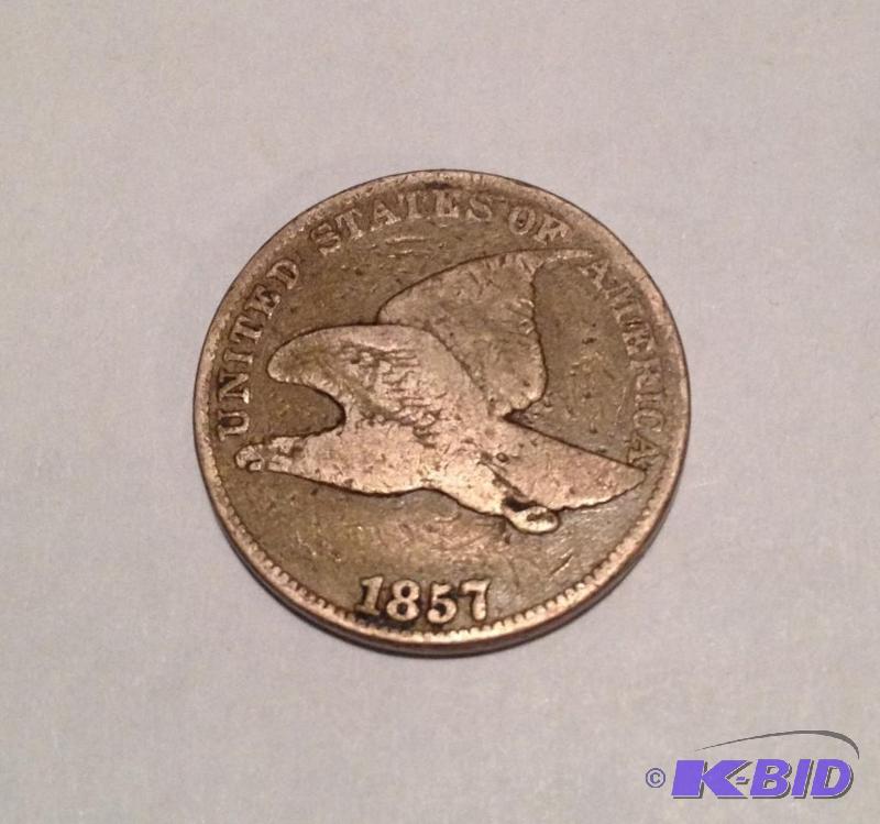 1857 Flying Eagle Cent Nice collectable grade short lived series lasted only 3 years