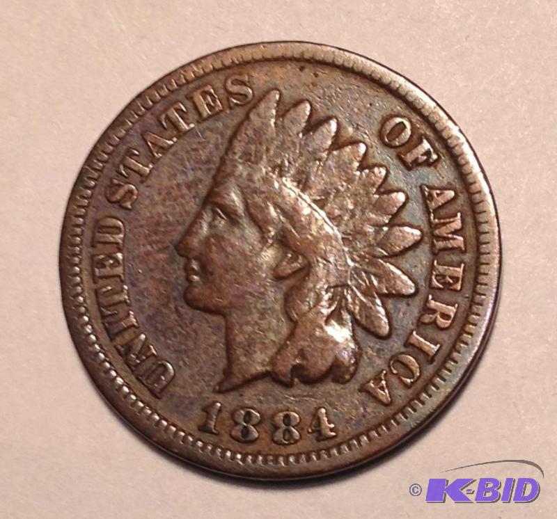 1884 Indian Head Cent Better Date