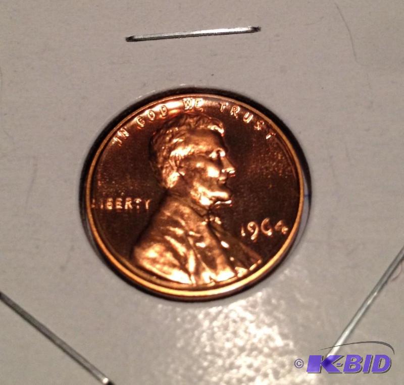 1964  Cameo Proof Lincoln Cent High Grade Cameo Proof