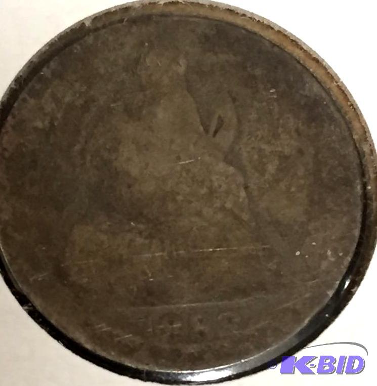 1888 Seated Liberty Dime - Good (G) Grade