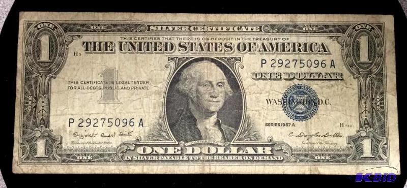 1957 Series A - $1 Silver Certificate - P 29275096 A