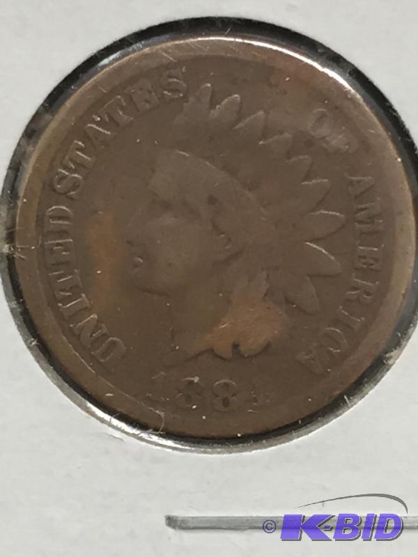 1884 Indian Head Cent  - G Grade