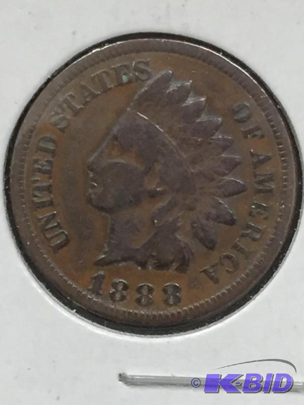 1888 Indian Head Cent - VG Grade