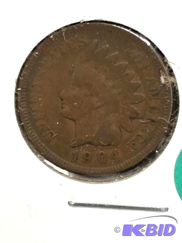 1904 Indian Head Cent - Higher Grade - Fine