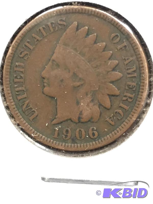 1906 Indian Head Cent - Higher Grade - Fine